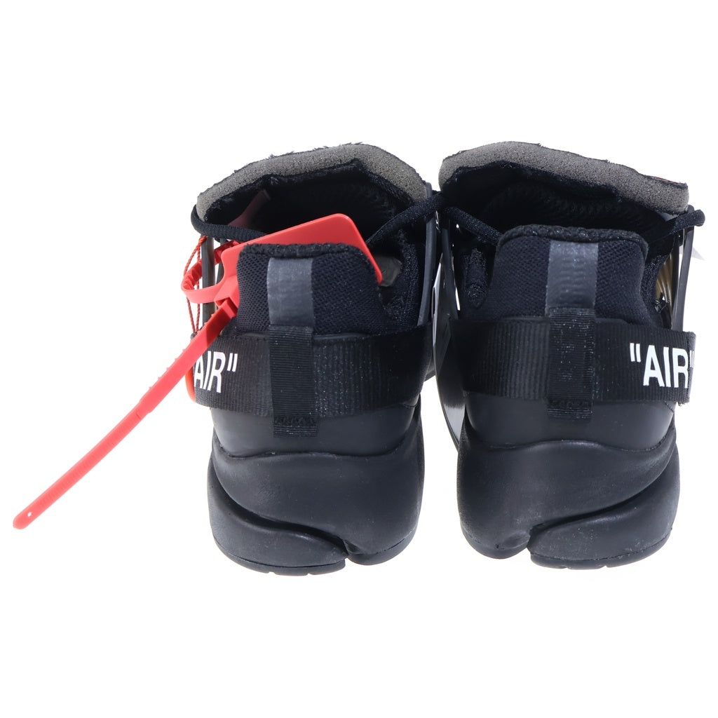NIKE(ナイキ) ×OFF-WHITE AIR PRESTO オフホワイト エアプレスト ローカットスニーカー ブラック US9/27cm AA3830-002