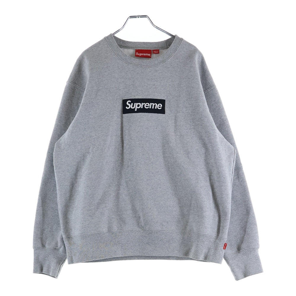 SUPREME(シュプリーム) 22AW Box Logo Crewneck ボックスロゴ クルーネック スウェット トレーナー グレー