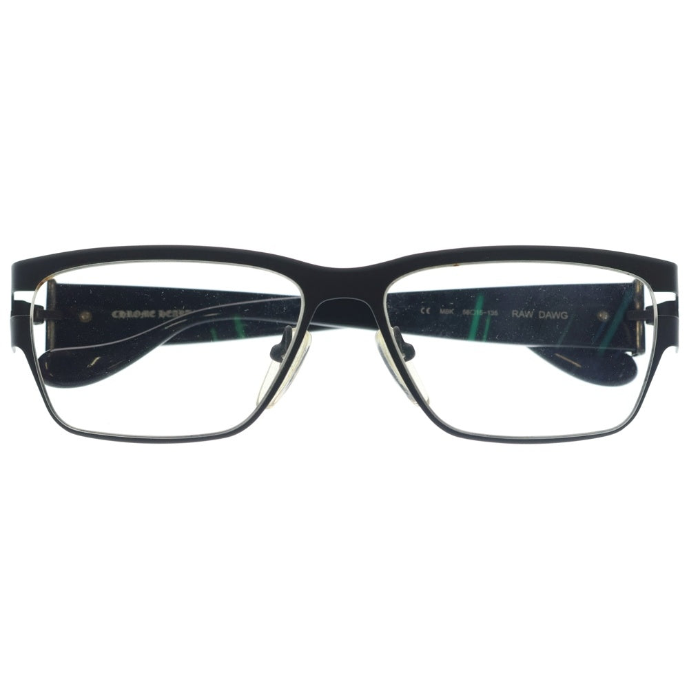 CHROME HEARTS(クロムハーツ) RAW DANG CHプラスモチーフ アイウェア メガネ メタルフレーム ブラック