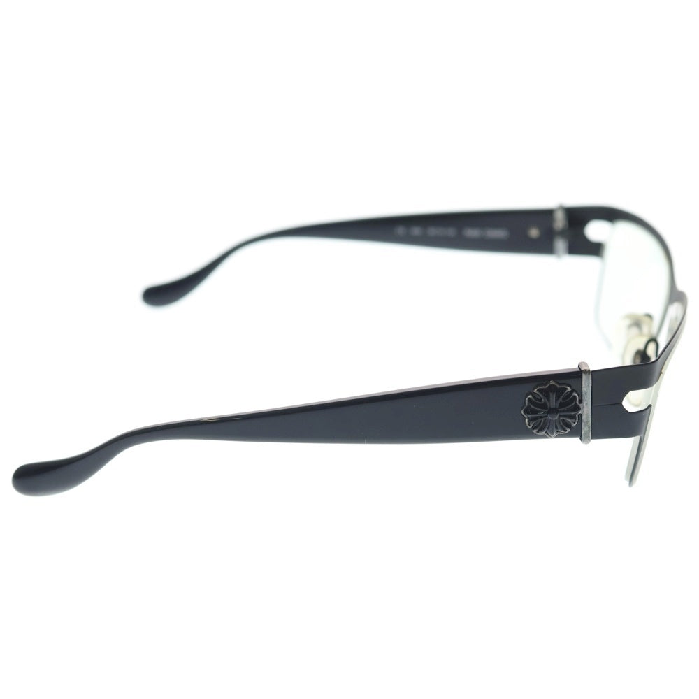 CHROME HEARTS(クロムハーツ) RAW DANG CHプラスモチーフ アイウェア メガネ メタルフレーム ブラック