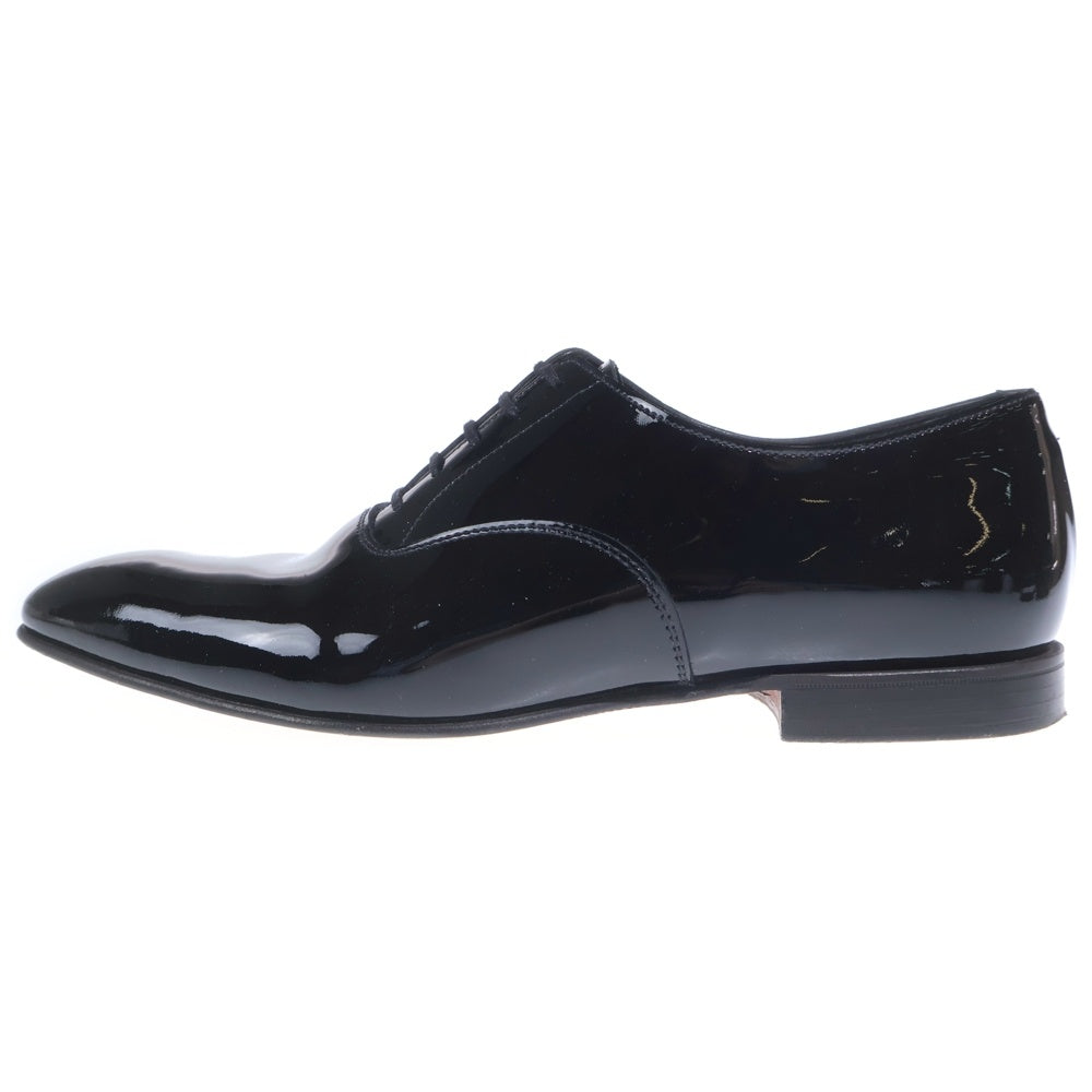 Crockett&Jones(クロケットアンドジョーンズ) CHEAM エナメル レースアップ ドレスシューズ ブラック 25599