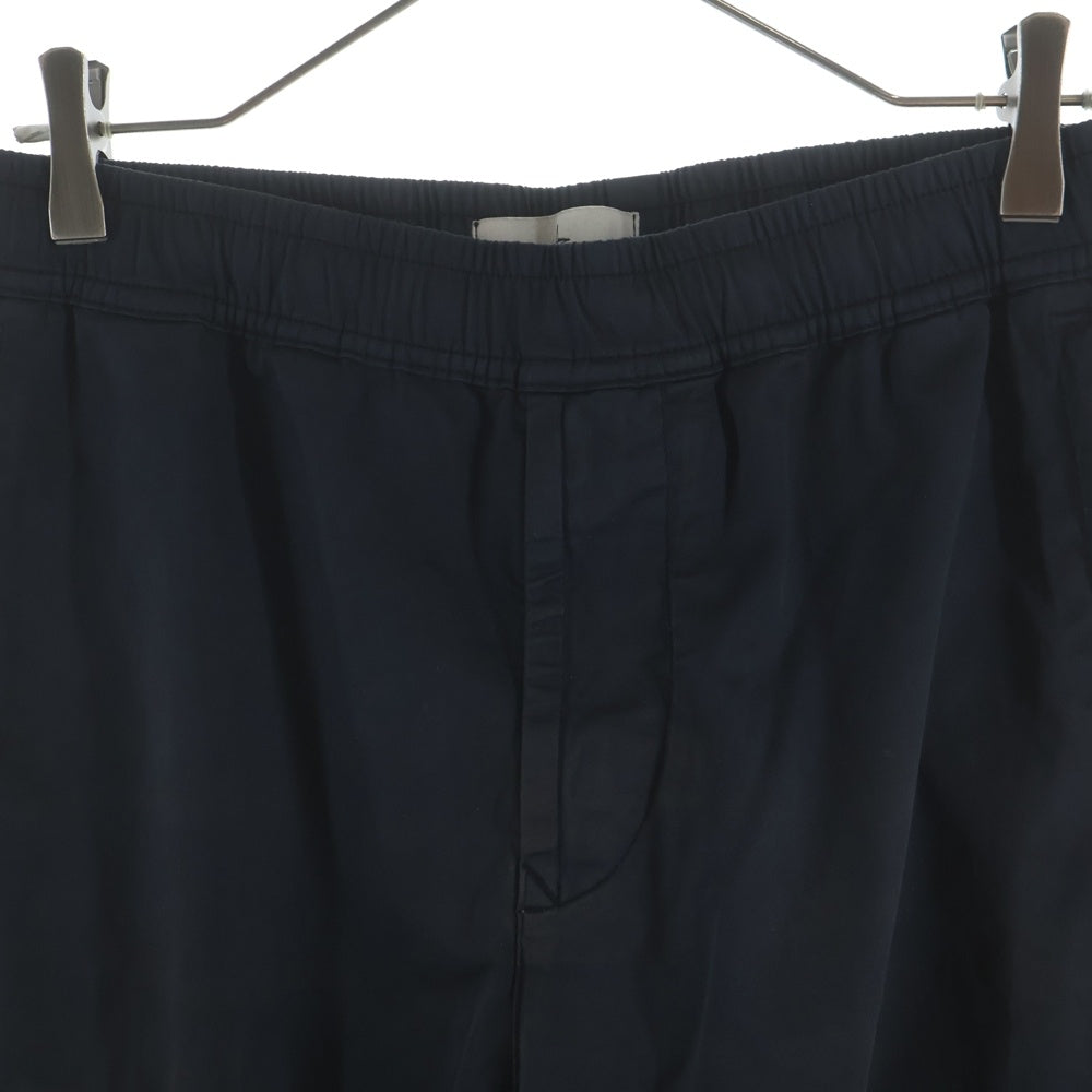 STONE ISLAND(ストーンアイランド) 22AW ロゴワッペン ガーメントダイ コットンウール ストレッチ サテン カーゴパンツ ブラック 771531314 レディース