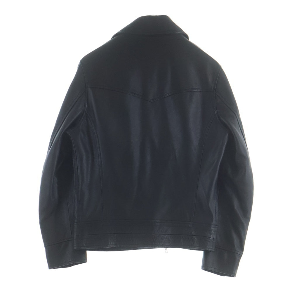 Maison Martin Margiela(メゾンマルタンマルジェラ) 06AW REPLICA バイカージャケット レザー ダブルライダース ブラック 28 AM010