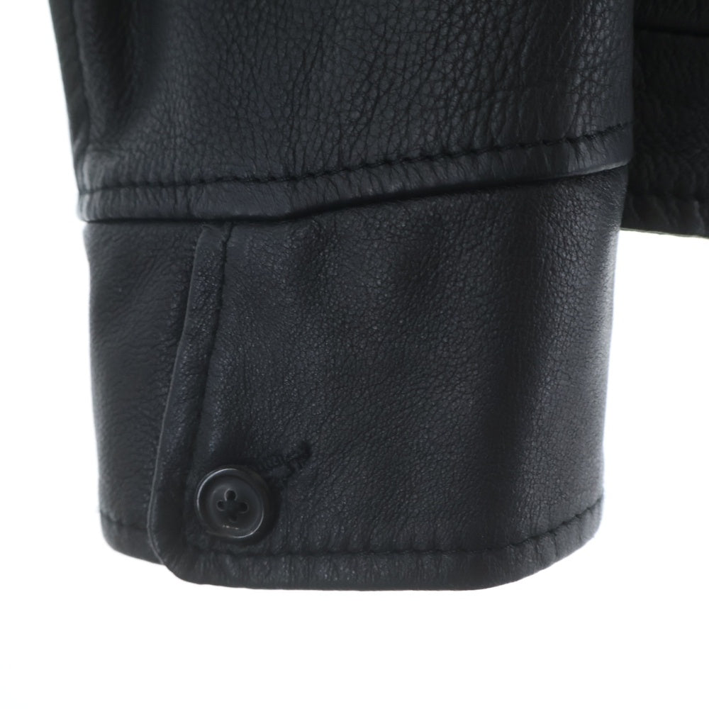Maison Martin Margiela(メゾンマルタンマルジェラ) 06AW REPLICA バイカージャケット レザー ダブルライダース ブラック 28 AM010