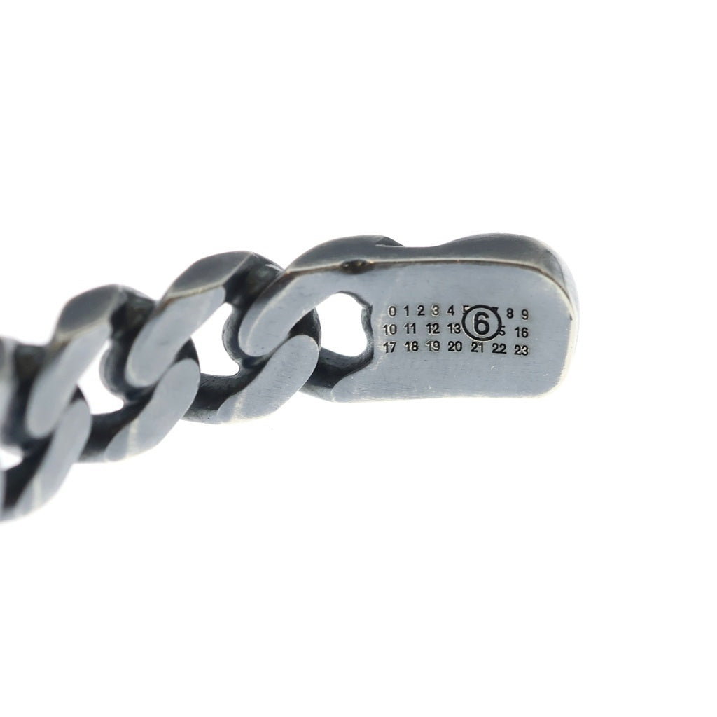 MM6 Maison Margiela(エムエムシックスメゾンマルジェラ) チェーンカフ ブレスレット バングル シルバー SM6UY0102SV0235951