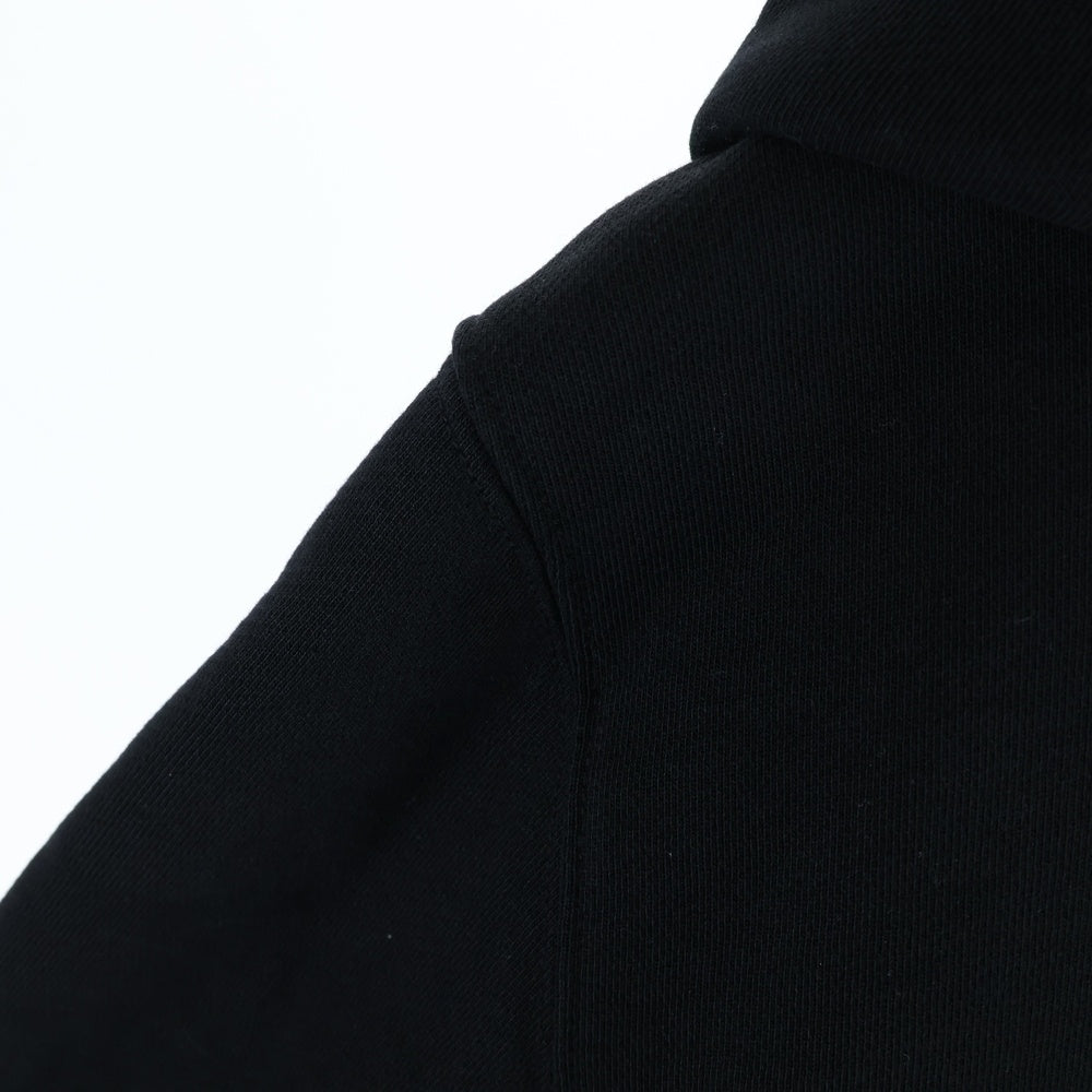 OFF-WHITE(オフホワイト) Bolt Arrows Slim Hoodie ボルトアロースリムフーディ バックプリント プルオーバーパーカー ブラック OMBB034S21FLE0091055