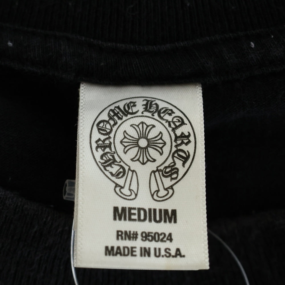CHROME HEARTS(クロムハーツ) CH PLUS S/S TEE CHプラスプリント クルーネック 半袖Tシャツ ブラック