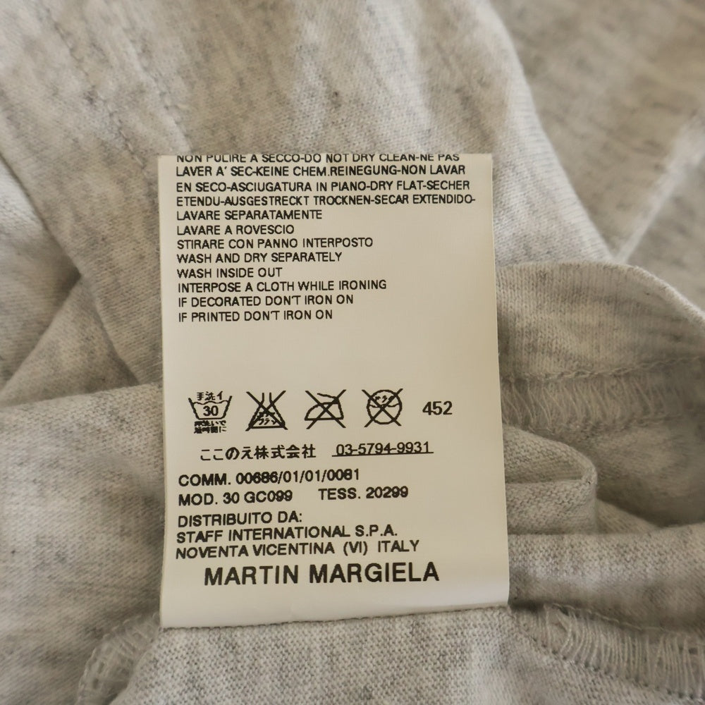 Maison Martin Margiela(メゾンマルタンマルジェラ) 08SS ここのえ期 エイズT 半袖 クルーネック Tシャツ カットソー グレー GC099