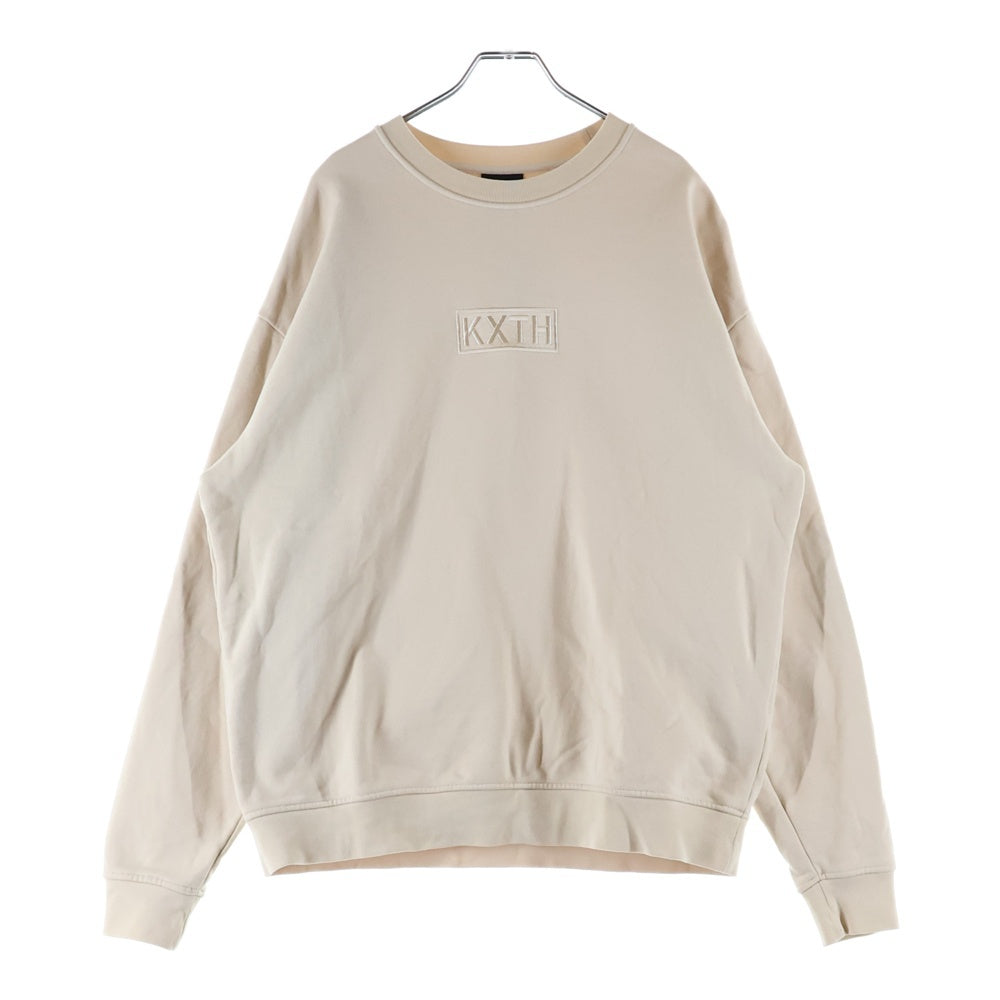KITH(キス) Cyber Monday Hoodie Barley 長袖 クルーネック スウェット トレーナー クリーム KHM030147