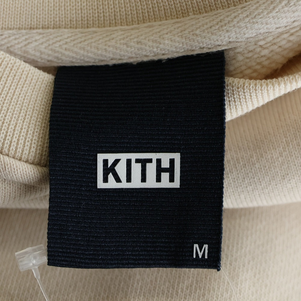 KITH(キス) Cyber Monday Hoodie Barley 長袖 クルーネック スウェット トレーナー クリーム KHM030147