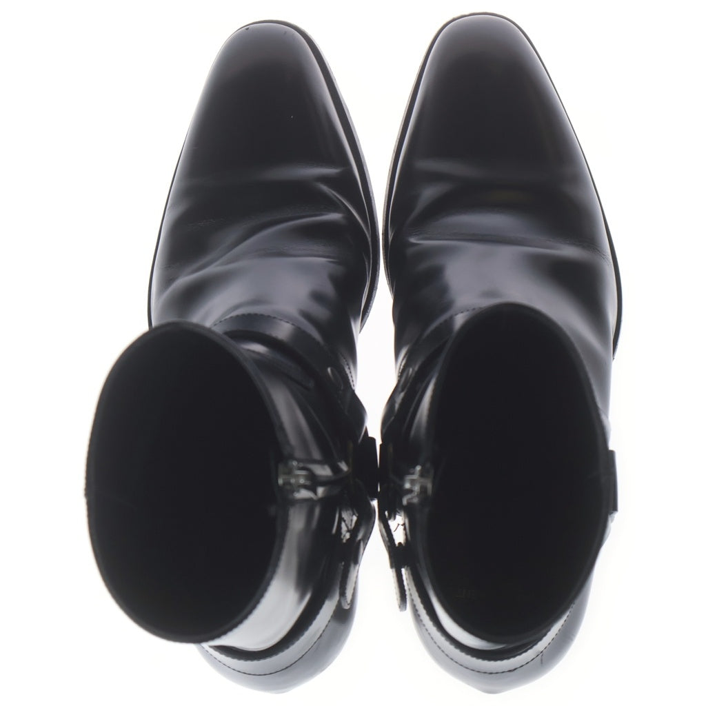 SAINT LAURENT PARIS(サンローランパリ) Wyatt Harness Boot ワイアットハーネスブーツ サイドジップ ブラック D1573070