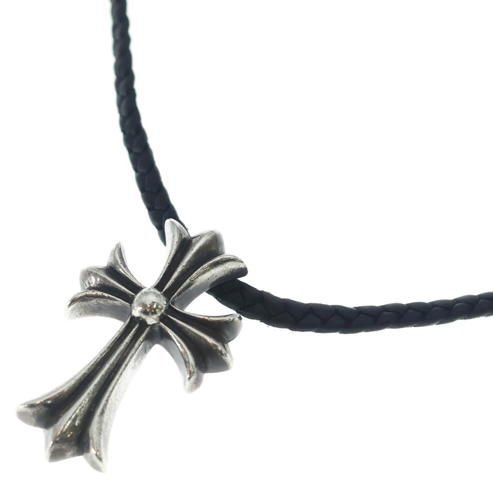 CHROME HEARTS(クロムハーツ) CH CRS SMLスモールCHクロス BC ボロチップブレイド ネックレス シルバー BCA220