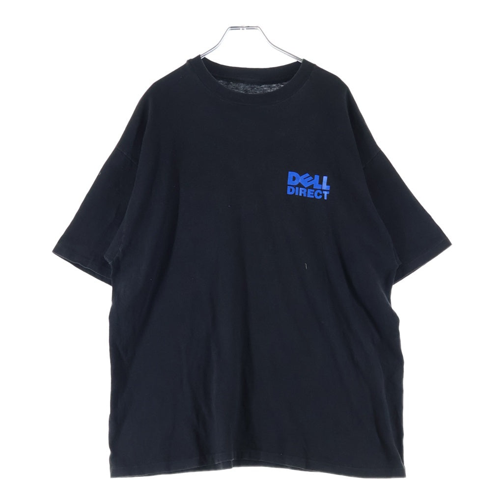 VINTAGE(ヴィンテージ) 90s DELL デル 企業TEE 半袖 クルーネック カットソー Tシャツ ブラック