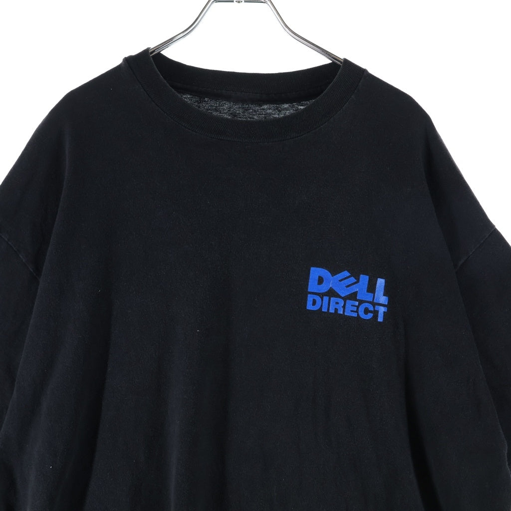 VINTAGE(ヴィンテージ) 90s DELL デル 企業TEE 半袖 クルーネック カットソー Tシャツ ブラック