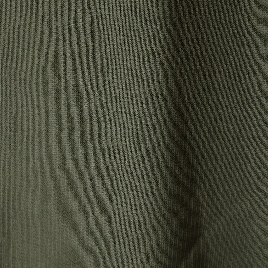 GOLDEN GOOSE DELUXE BRAND(ゴールデングースデラックスブランド) 22SS Embroidered Logo Striped Long Sleeve Shirt リバースロゴ 長袖 クルーネック スウェット トレーナー グリーン GMP00872