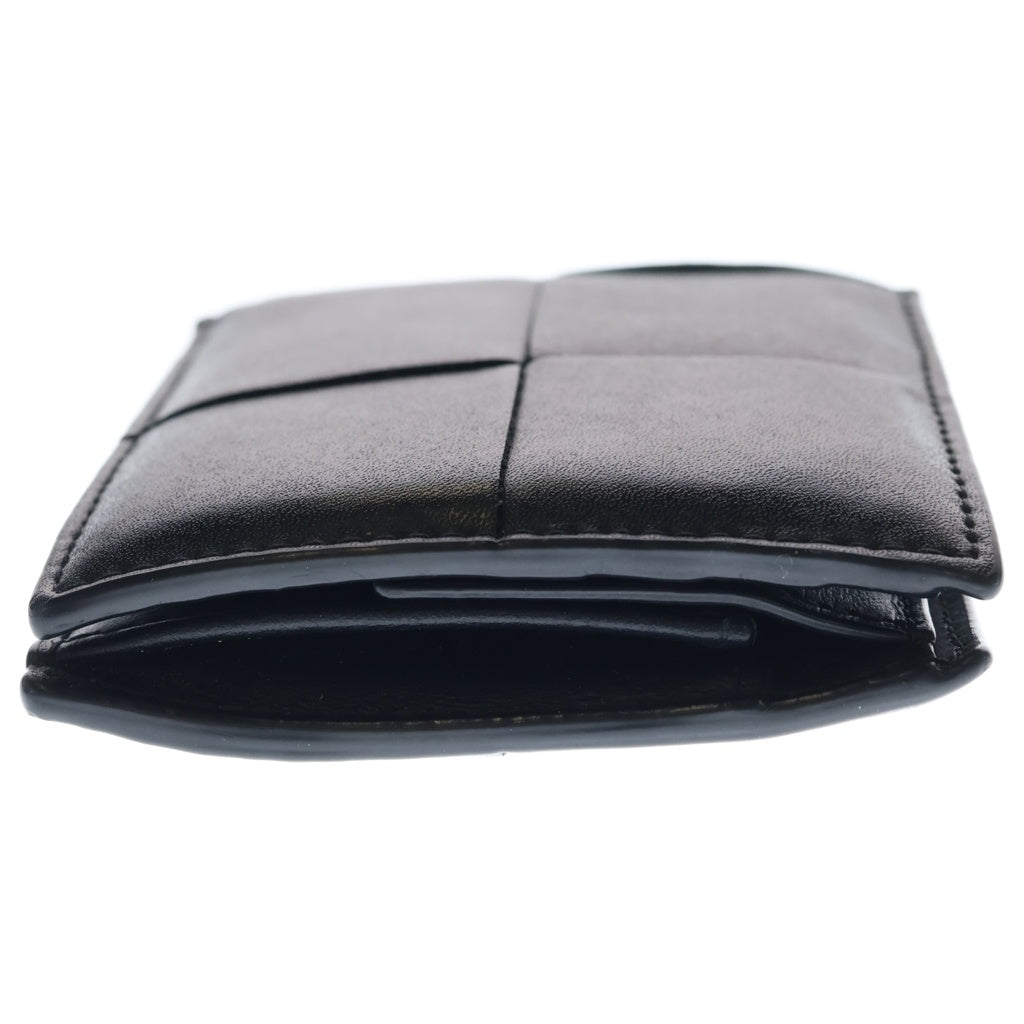 BOTTEGA VENETA(ボッテガヴェネタ) 二つ折り財布 コンパクトウォレット カードケース ブラウン レザー 649605