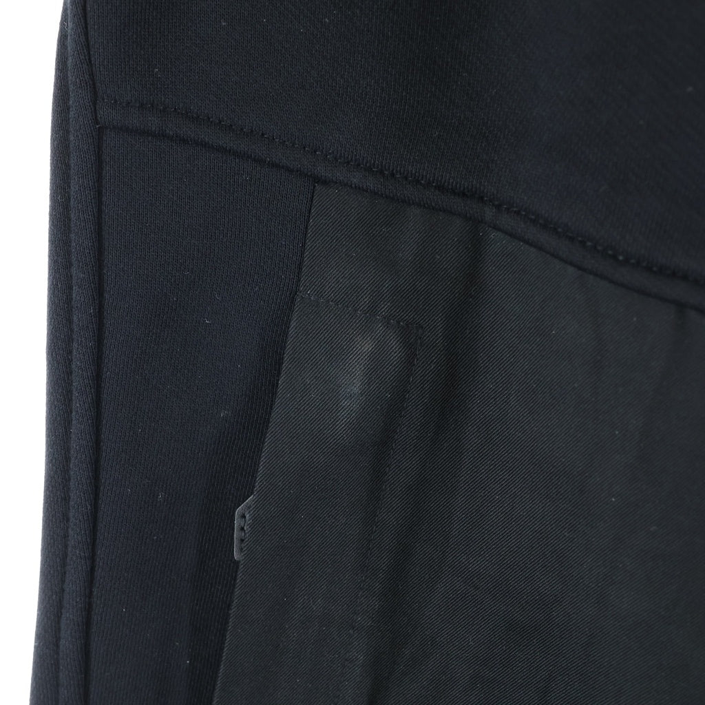 BURBERRY(バーバリー) 異素材切替 スウェット パンツ ブラック 8048970