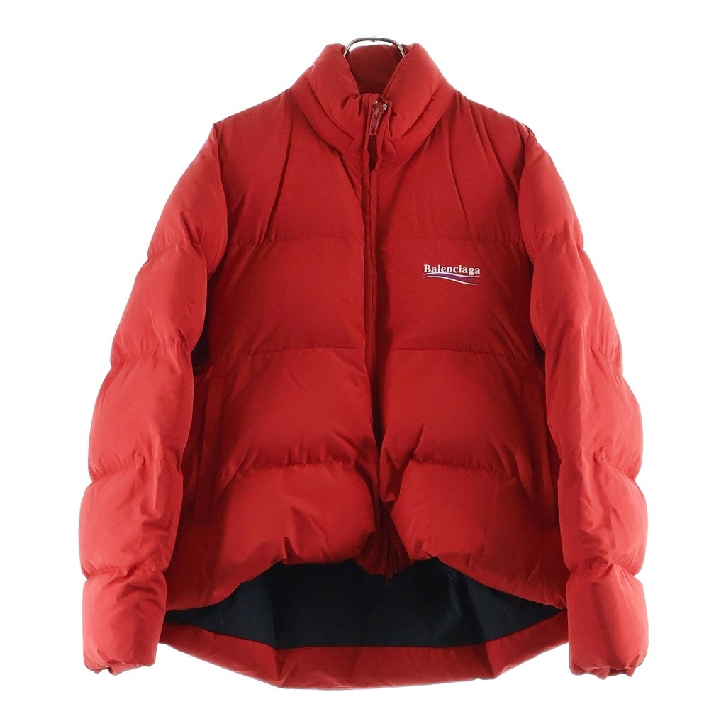 BALENCIAGA バレンシアガ 23AW キャンペーンロゴ パフィージャケット レッド 758045 TYD36 BALENCIAGA(バレンシアガ) 23AW キャンペーンロゴ パフィージャケット