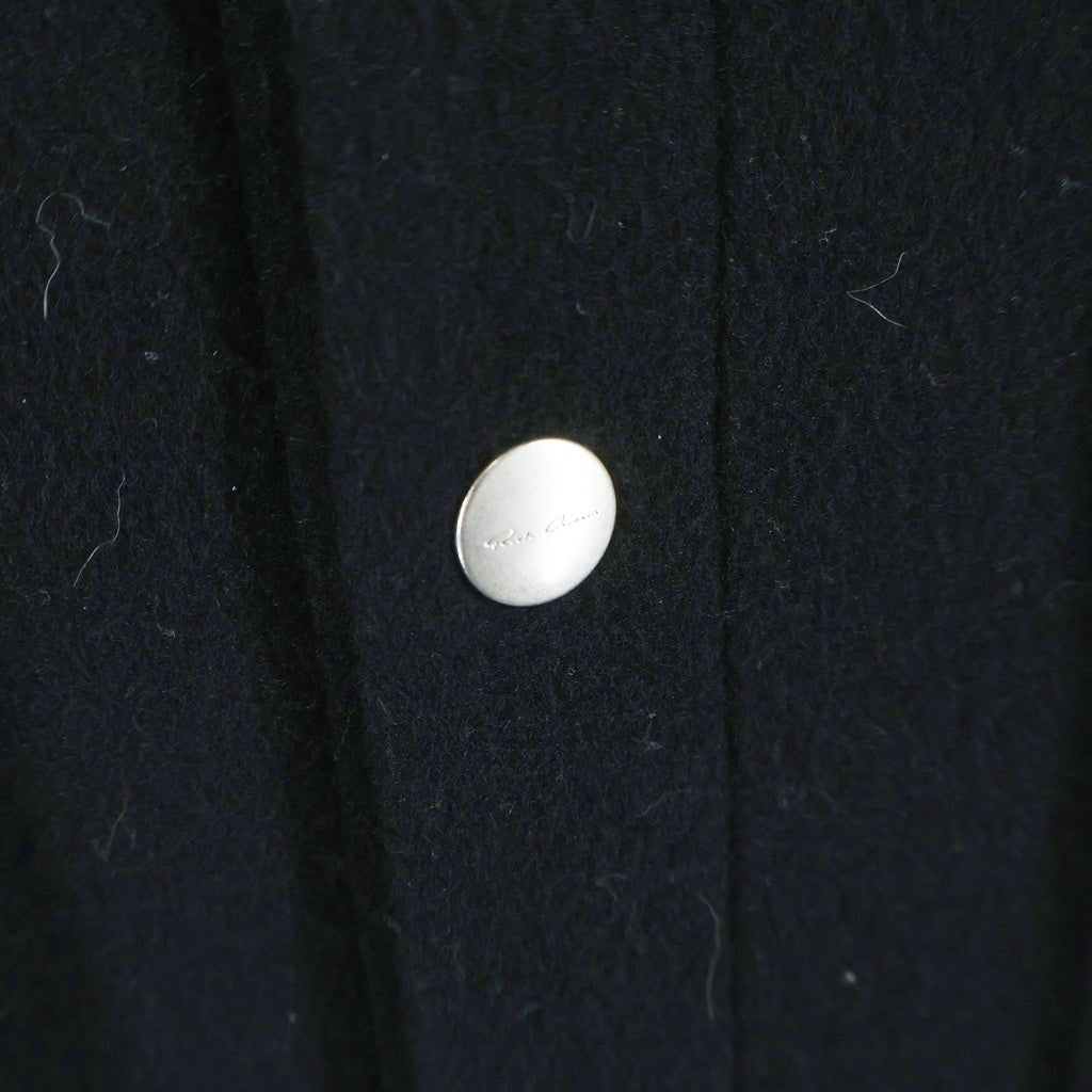 Rick Owens(リックオウエンス) 25AW OUTERSHIRT ウール アウターシャツ ブラック RU02E1744-WSF