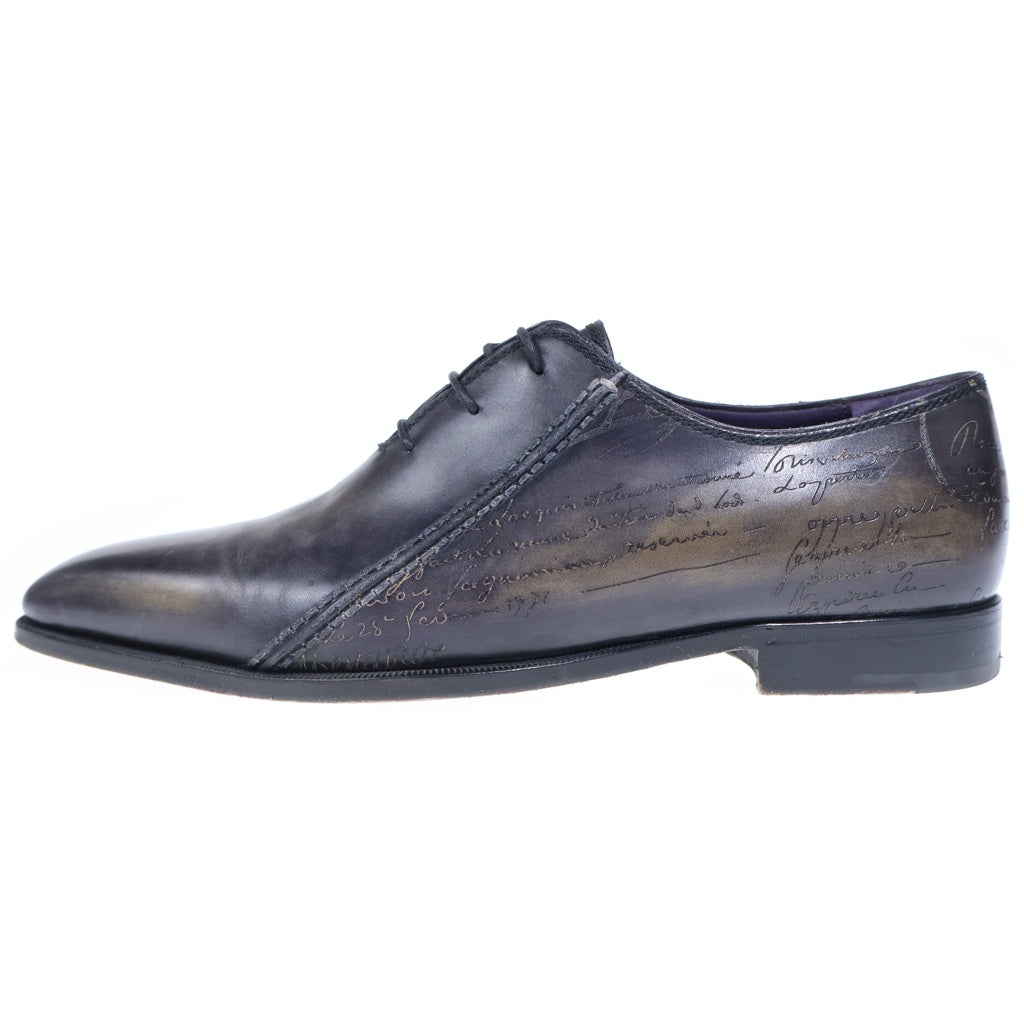 Berluti(ベルルッティ) デムジュール スカーズ カリグラフィ レザーシューズ ドレスシューズ パープル