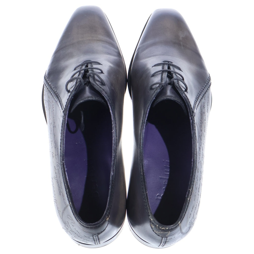 Berluti(ベルルッティ) デムジュール スカーズ カリグラフィ レザーシューズ ドレスシューズ パープル
