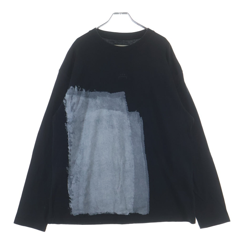 A-COLD-WALL(アコールドウォール) BLOCK PAINTED T-SHIRT ブロックペイント 長袖 クルーネック Tシャツ カットソー ブラック