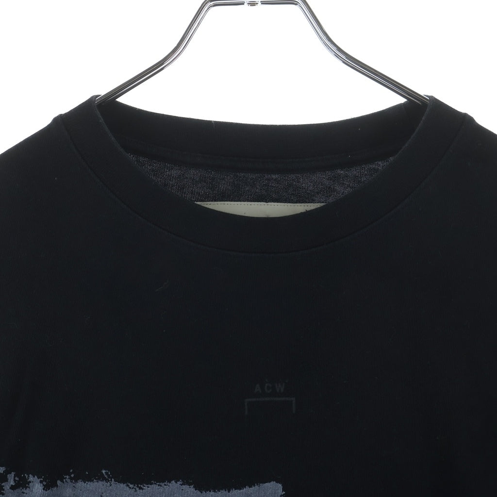 A-COLD-WALL(アコールドウォール) BLOCK PAINTED T-SHIRT ブロックペイント 長袖 クルーネック Tシャツ カットソー ブラック
