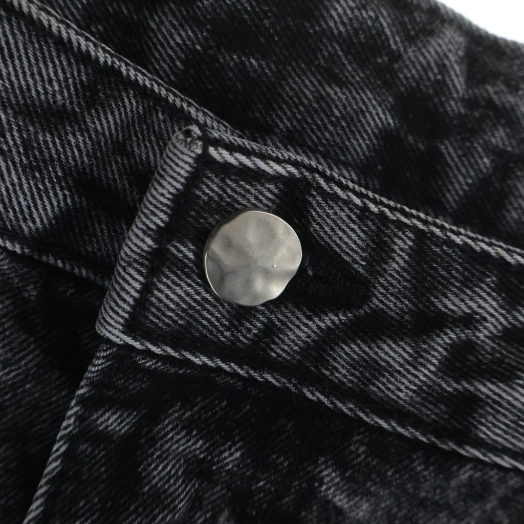 ADER ERROR(アーダーエラー) ルーズフィット テーパード バギーデニムパンツ ブラック BMSGFYJE0103BKL