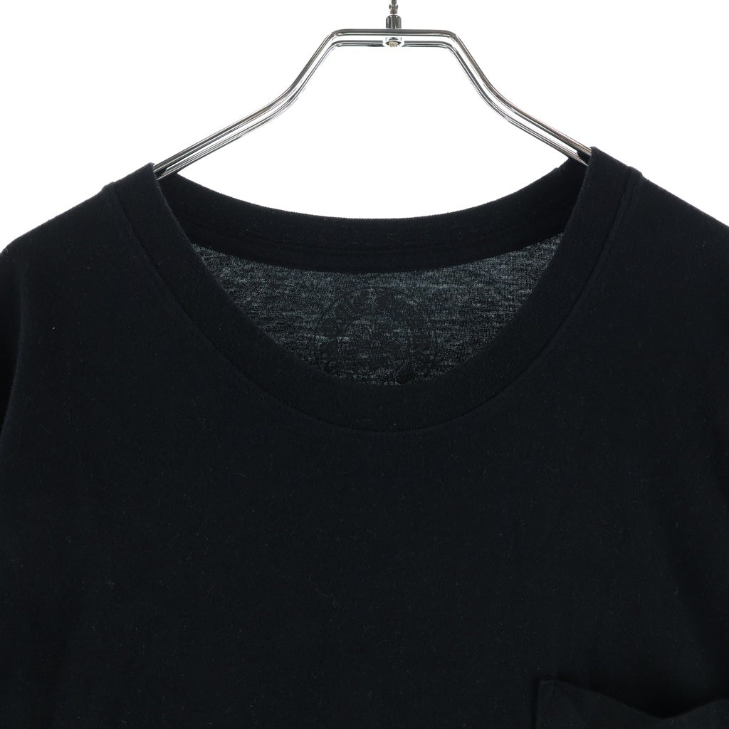 CHROME HEARTS(クロムハーツ) Osaka Scroll Label Logo Tee 大阪限定 大阪スクロールラベルロゴ ポケット付き 半袖Tシャツ ブラック