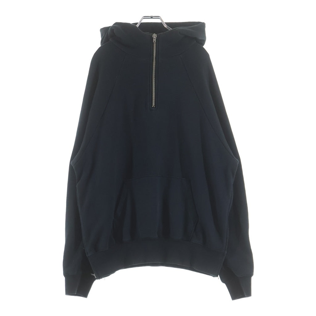 FEAR OF GOD(フィアオブゴッド) collection2 16-17 ハーフジップ プルオーバーパーカー サイドジップ ブラック