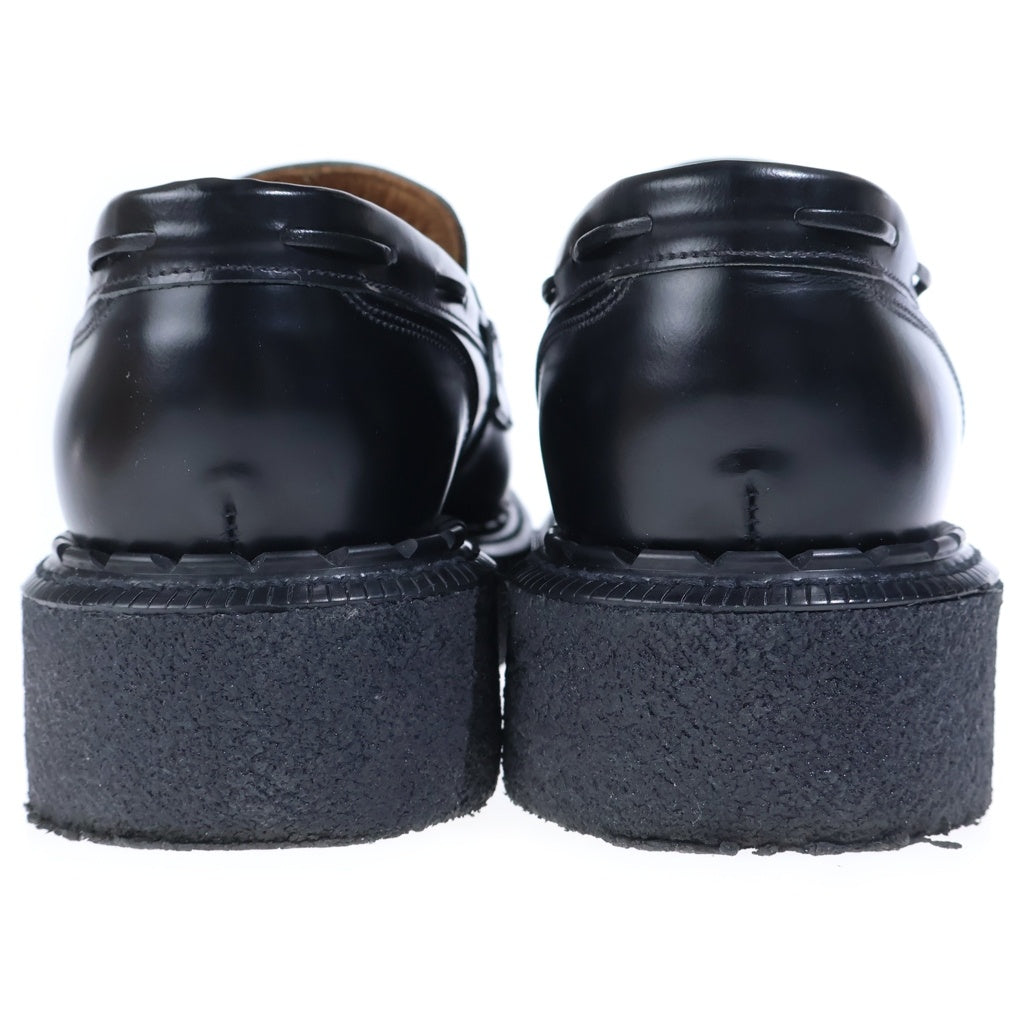 COMME des GARCONS(コムデギャルソン) ×GEORGE COX ジョージコックス レザー チャンキーソール タッセルローファー ブラック 15516VI
