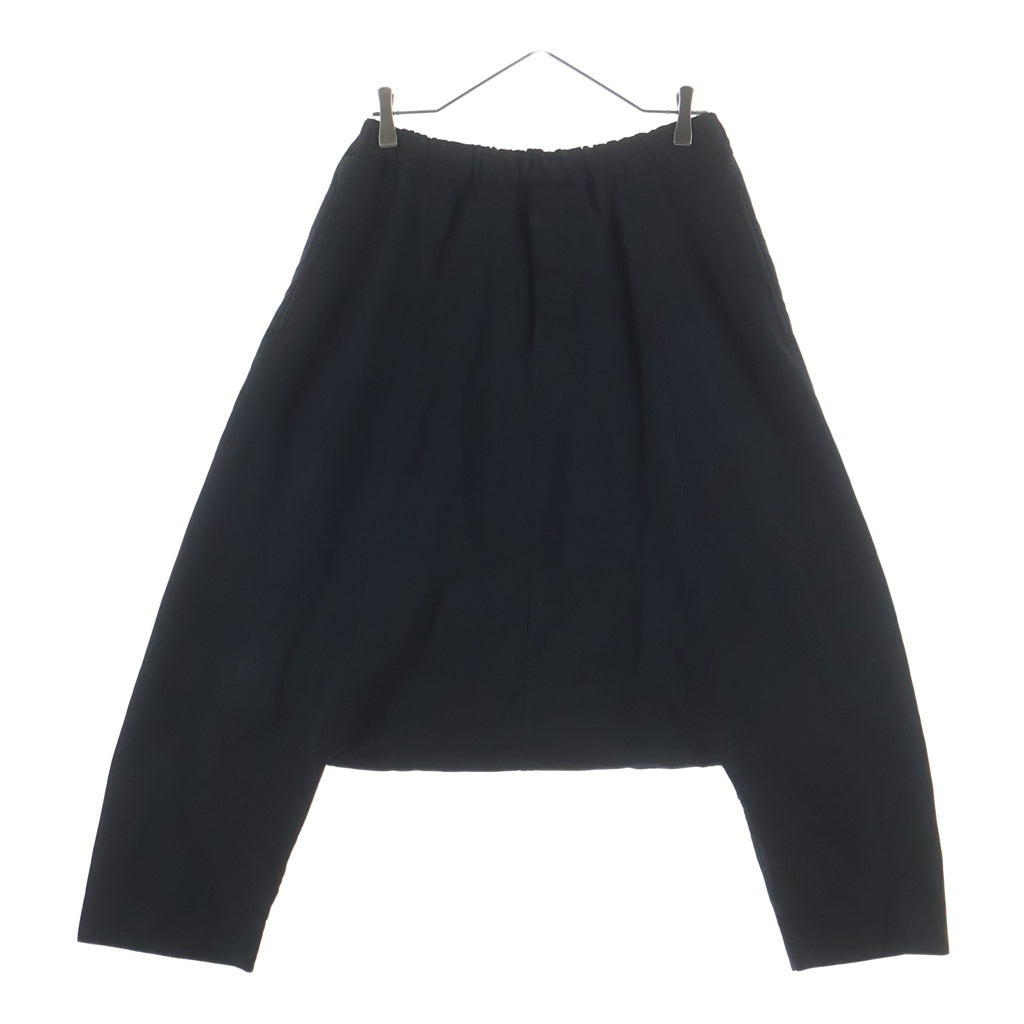 BLACK COMME des GARCONS(ブラックコムデギャルソン) ポリエステル サルエルパンツ ジョガーパンツ ブラック 1N-P021