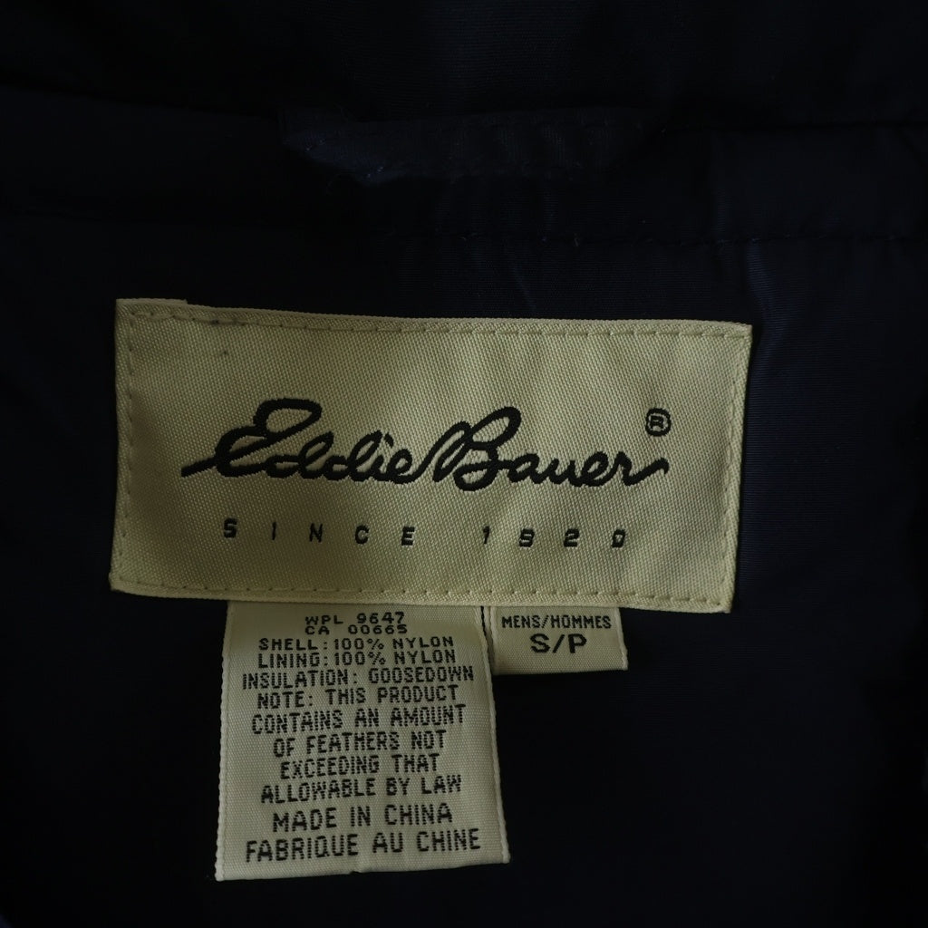 Eddie Bauer(エディバウワー) 90s ナイロン ダウンジャケット ネイビー/レッド 0010070