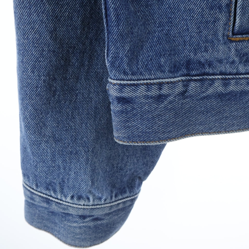 LOEWE(ロエベ) 25AW Denim Jacket ロゴレザーパッチ付 デニムジャケット インディゴ H526Y50W41