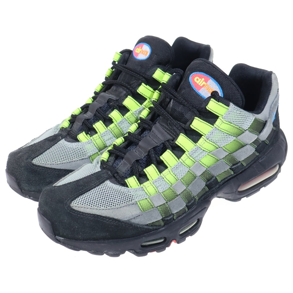 NIKE(ナイキ) AIR MAX 95 WOVEN AQ0764-001 エアーマックス 95 ローカットスニーカー グレー/ライトグリーン US9/27cm