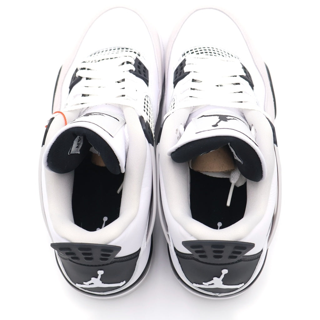 NIKE(ナイキ) AIR JORDAN 4 MILITARY BLACK エアジョーダン4 ハイカットスニーカー ホワイト US9.5/27.5cm DH6927-111