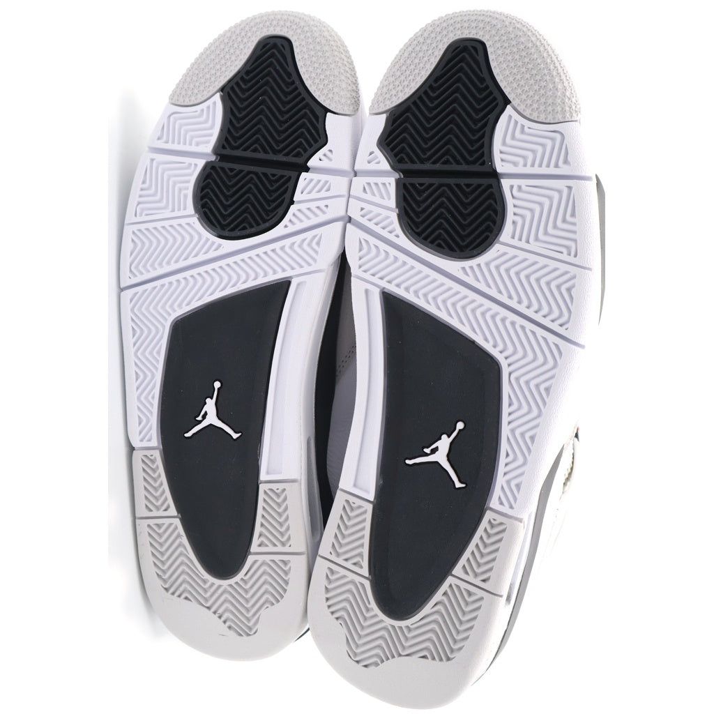NIKE(ナイキ) AIR JORDAN 4 MILITARY BLACK エアジョーダン4 ハイカットスニーカー ホワイト US9.5/27.5cm DH6927-111