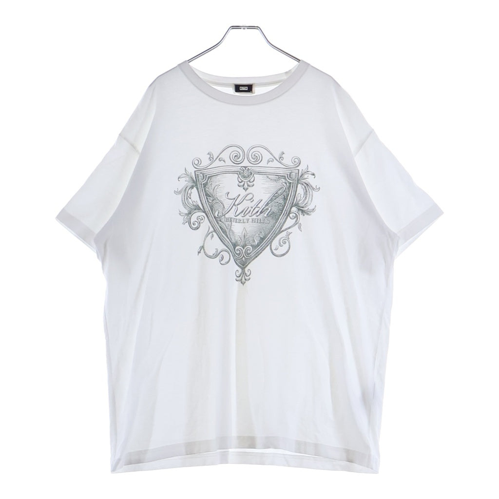 Kith 長袖Tシャツ XS アイボリー　ビバリーヒルズ店 KITH(キス) ビバリーヒルズ限定 フロントプリント 半袖 クルーネック T