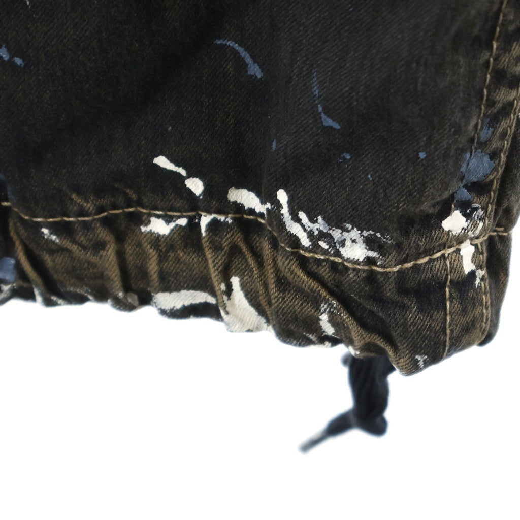 MAISON MIHARAYASUHIRO(メゾンミハラヤスヒロ) 24AW Painted Baker Jeans ペイント ベイカー デニム ブラウン A13PT025