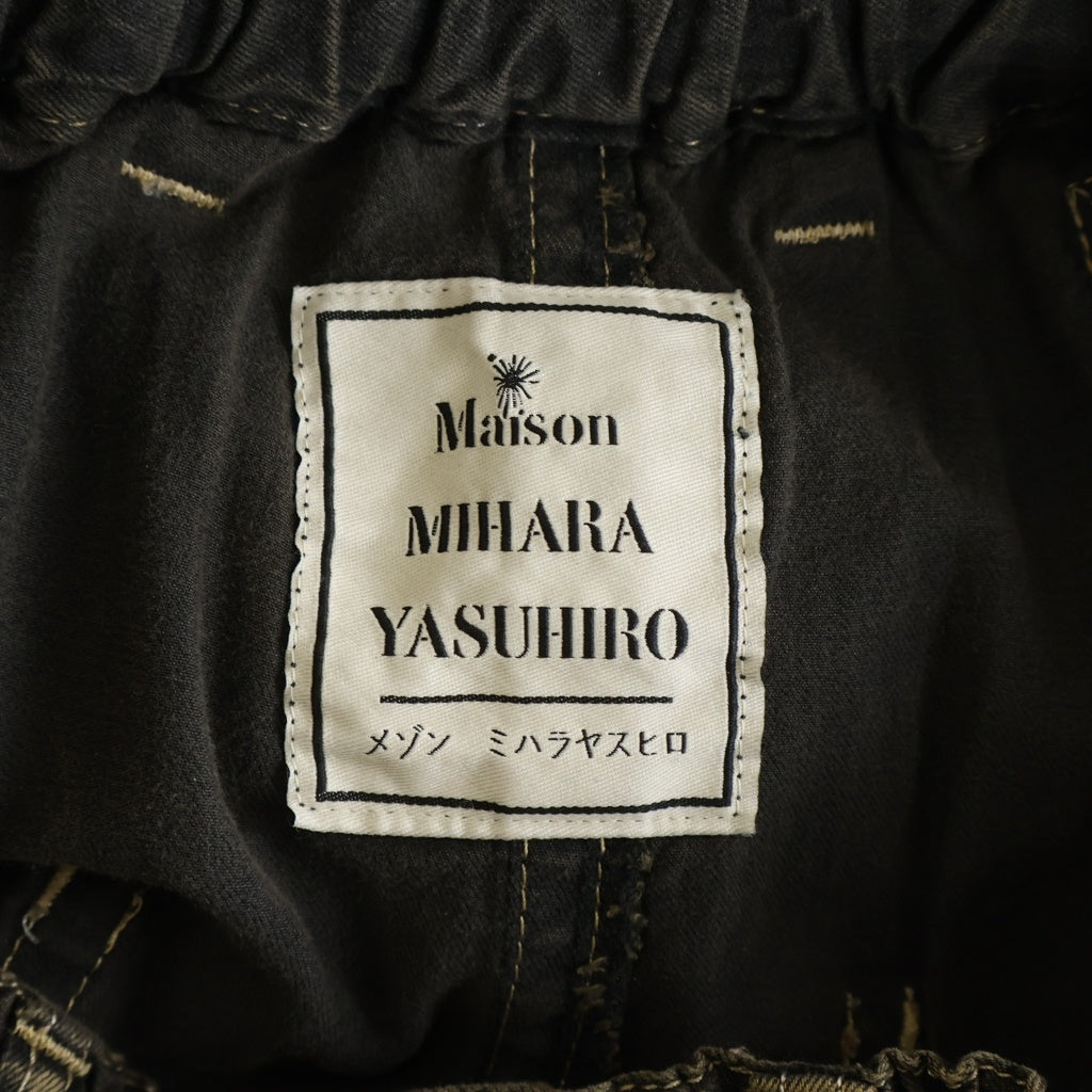 MAISON MIHARAYASUHIRO(メゾンミハラヤスヒロ) 24AW Painted Baker Jeans ペイント ベイカー デニム ブラウン A13PT025
