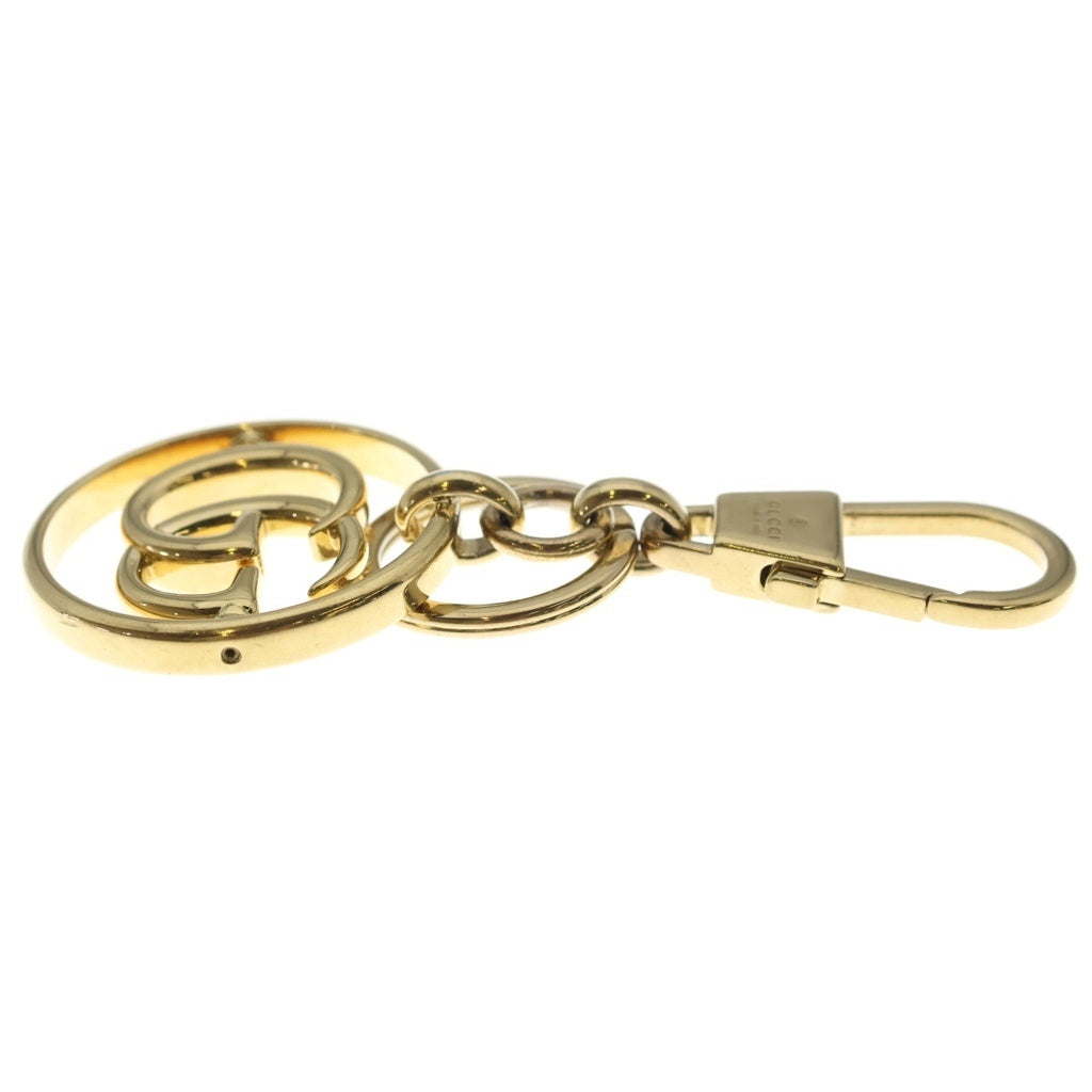 GUCCI(グッチ) ダブルG クリップ付き キーホルダー ゴールド 752067
