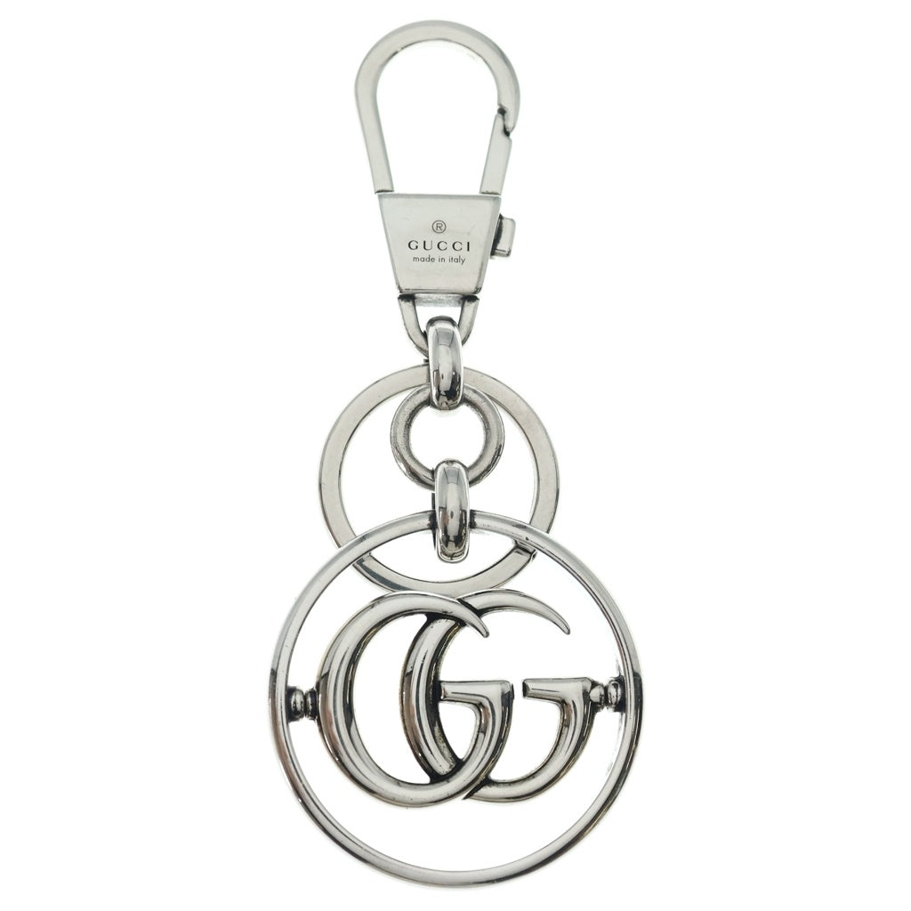 GUCCI(グッチ) ダブルG クリップ付き キーホルダー シルバー 752067 レディース