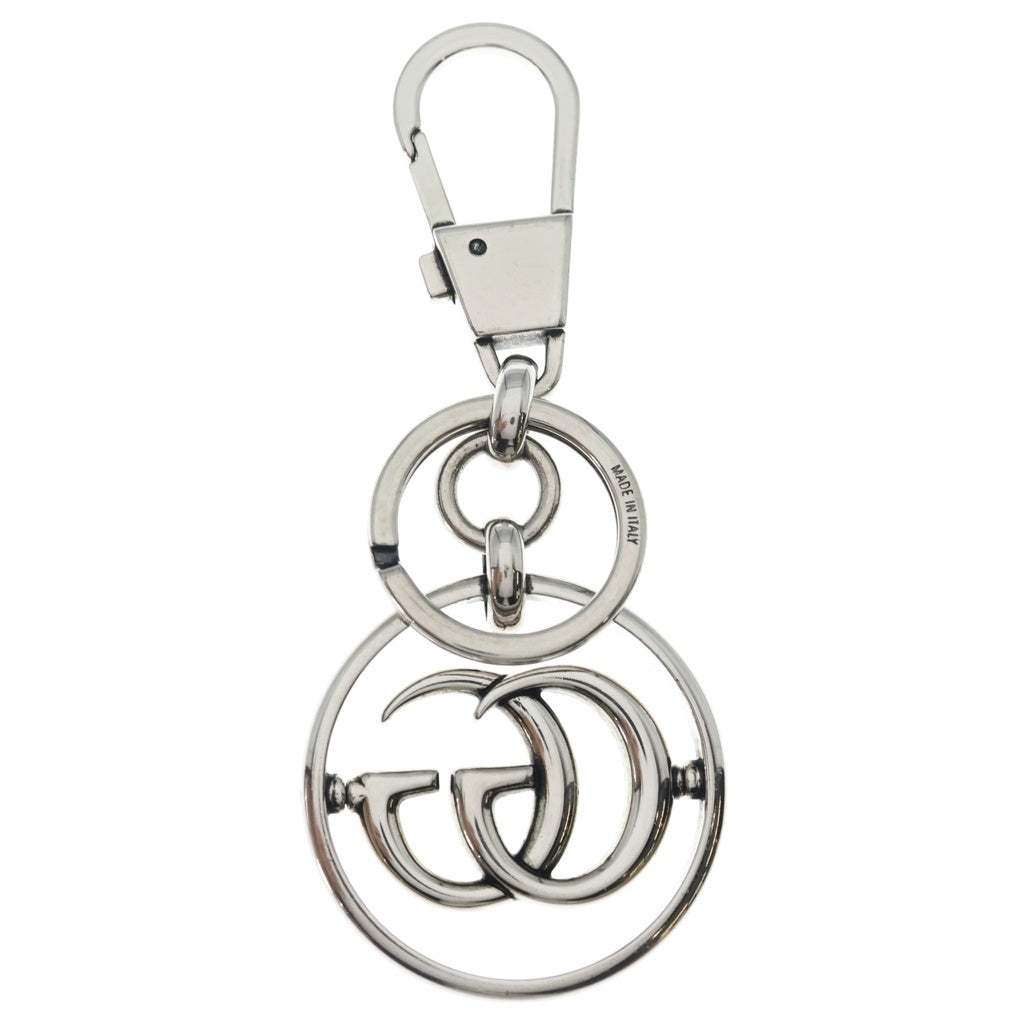 GUCCI(グッチ) ダブルG クリップ付き キーホルダー シルバー 752067 レディース