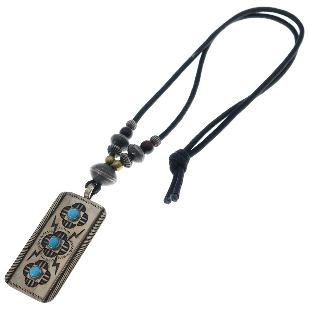 INDIAN JEWELRY(インディアンジュエリー) McKee Platero マッキープラテロ ナバホ族 ターコイズ ネックレス シルバー