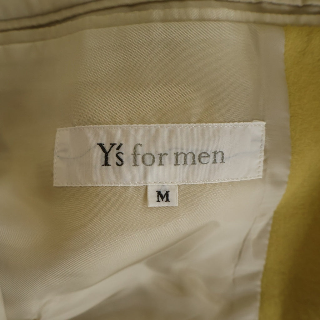 Y's for men(ワイズフォーメン) ウール テーラードジャケット イエロー MH-J05-110
