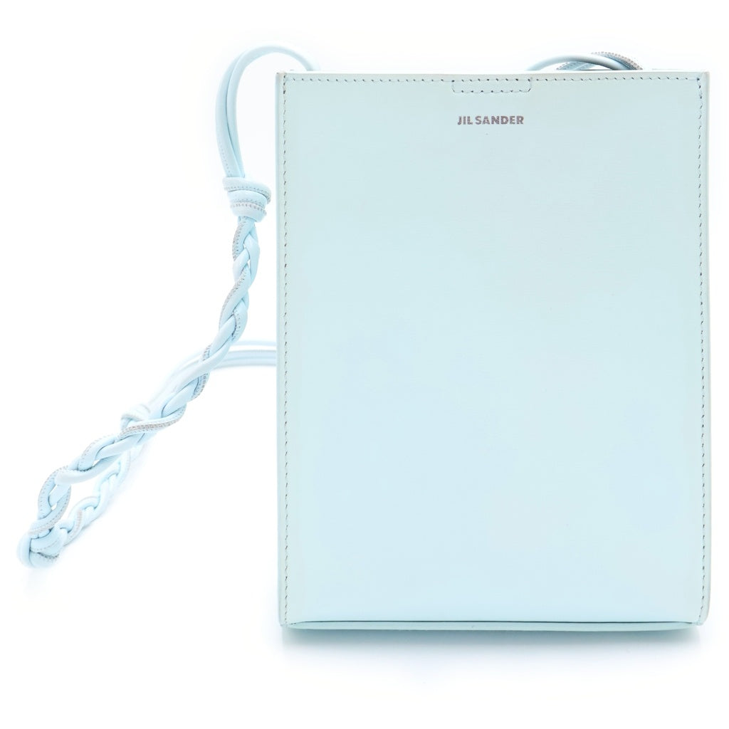 JIL SANDER(ジルサンダー) Tangle タングル スモール レザー ショルダーバッグ ブルー レディース