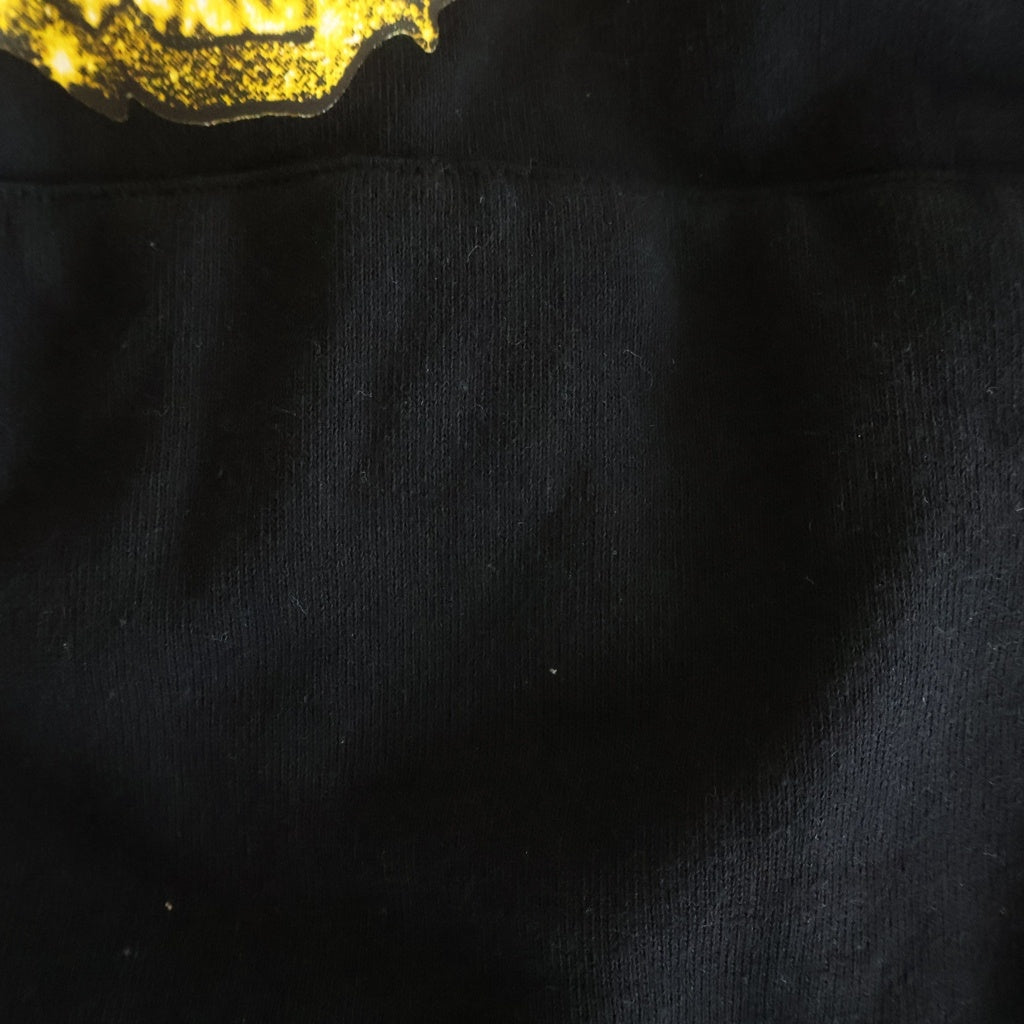 A BATHING APE(アベイシングエイプ) Gold Mad Face Hoodie ゴールドマッドフェイスフーディー フロントプリント アームプリント プルオーバーパーカー ブラック/ゴールド 001PPG301009X