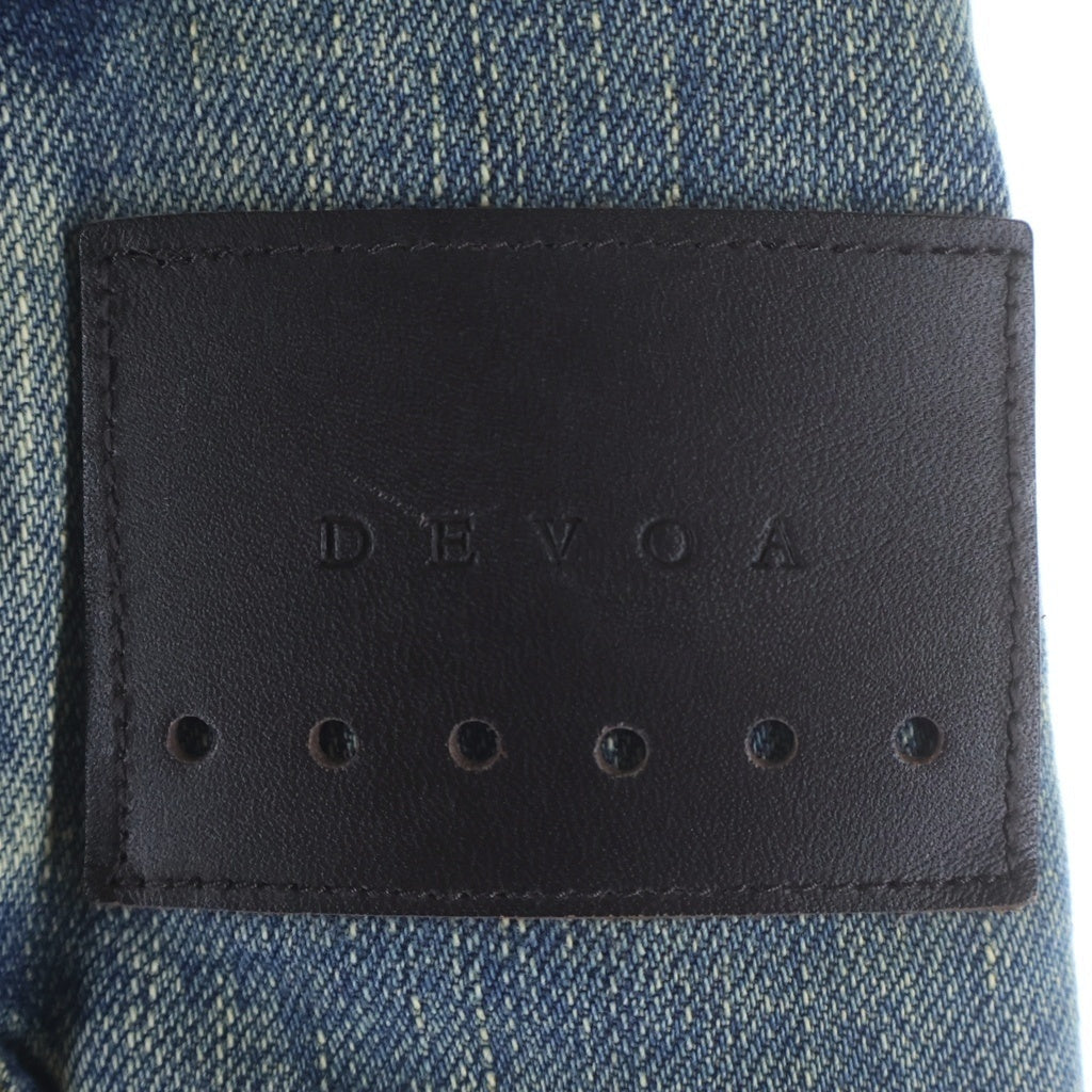 DEVOA(デヴォア) Denim Baggy Pants デニムバギーパンツ インディゴ