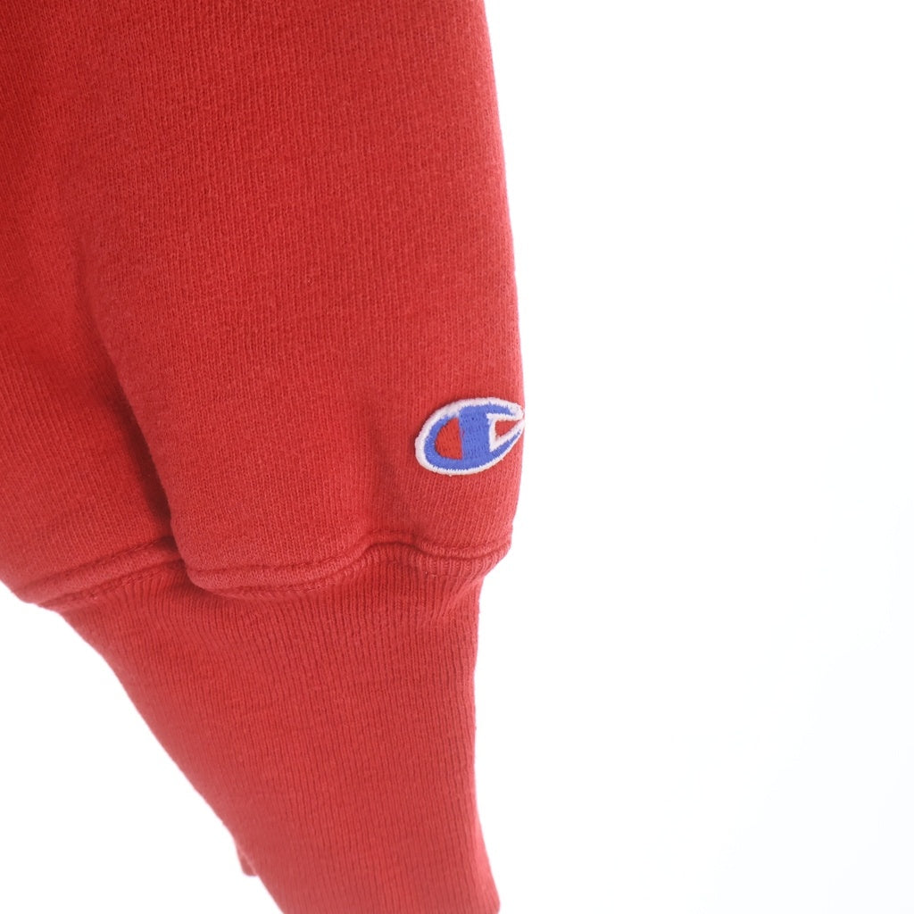 CHAMPION(チャンピオン) 80s REVERSE WEAVE IOWA リバースウィーブ アイオワ トリコタグ フロントプリント スウェットトレーナー レッド