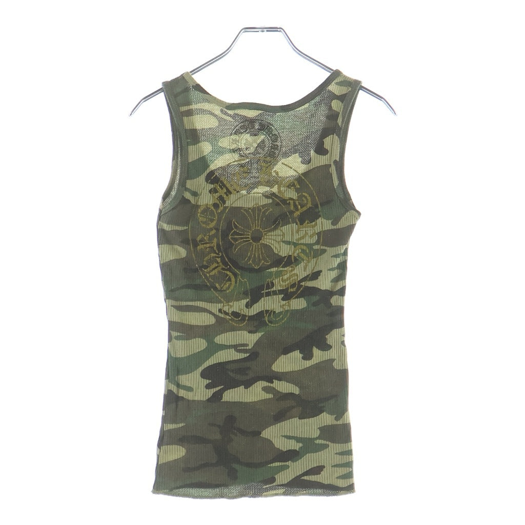 CHROME HEARTS(クロムハーツ) CAMO CH PLUS TANK TOP カモ柄 CHプラスプリント タンクトップ カーキ